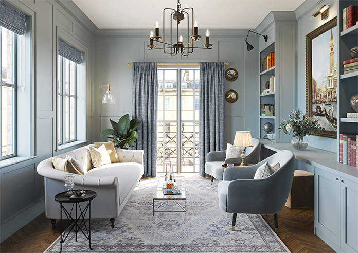 Kildare, Denim - Made to Measure Curtains - Image 14